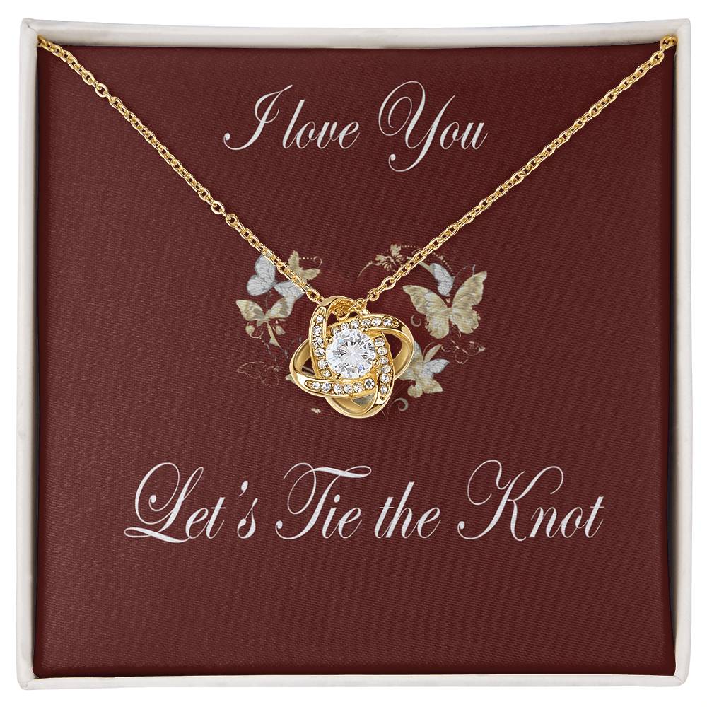 Let's tie the Knot - Love Knot neckless