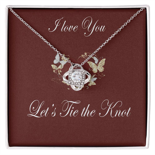 Let's tie the Knot - Love Knot neckless