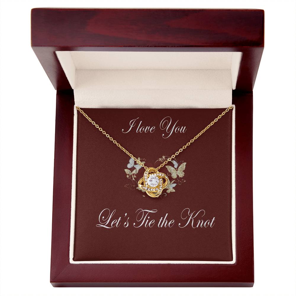 Let's tie the Knot - Love Knot neckless