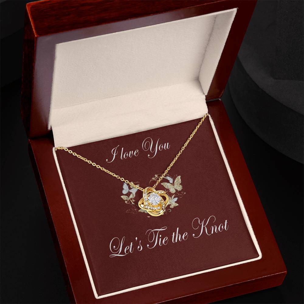 Let's tie the Knot - Love Knot neckless