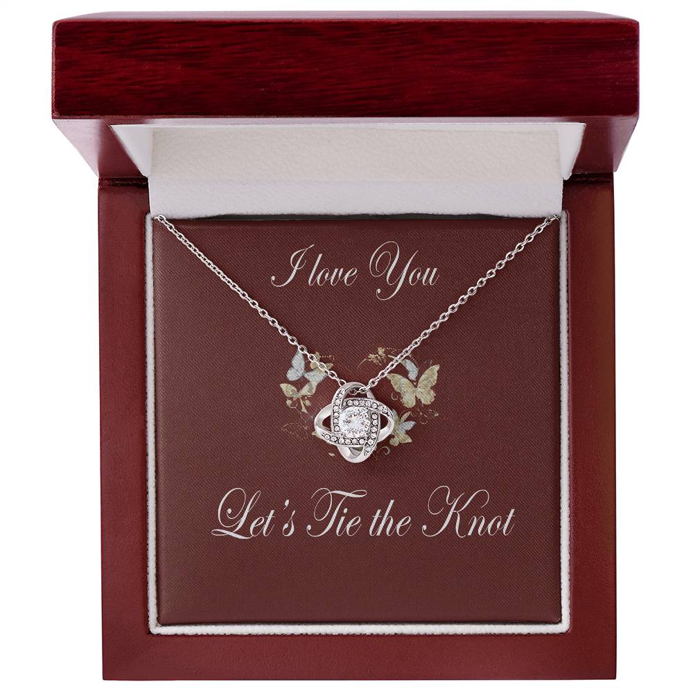 Let's tie the Knot - Love Knot neckless